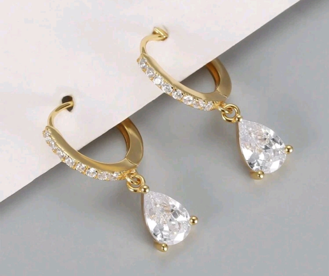 Crystal Cascade Earrings