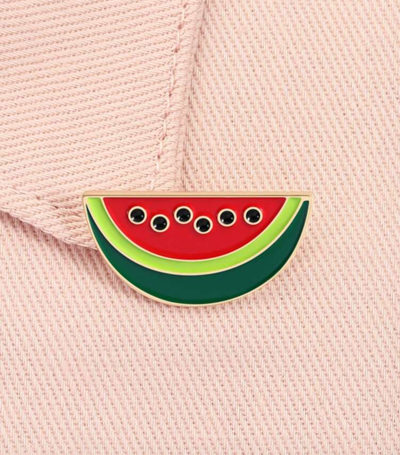 Watermelon brooch