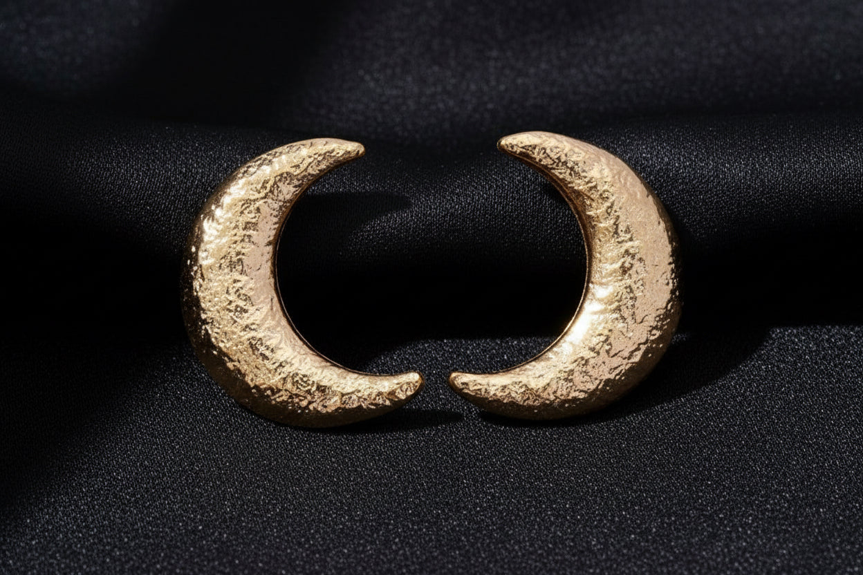 Crescent earrings