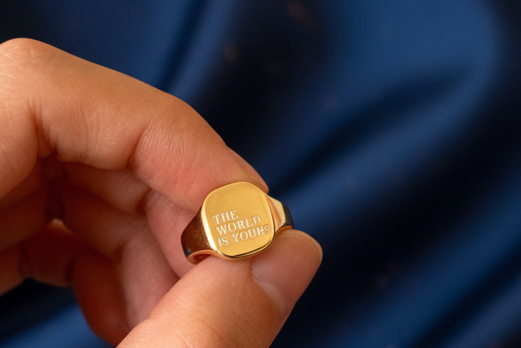 The world is yours ring