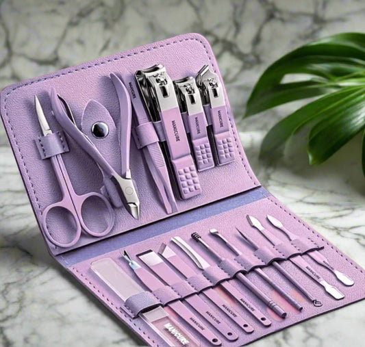 Purple Luxe Manicure Set
