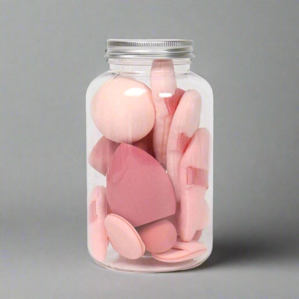 Pink Makeup Sponge Set