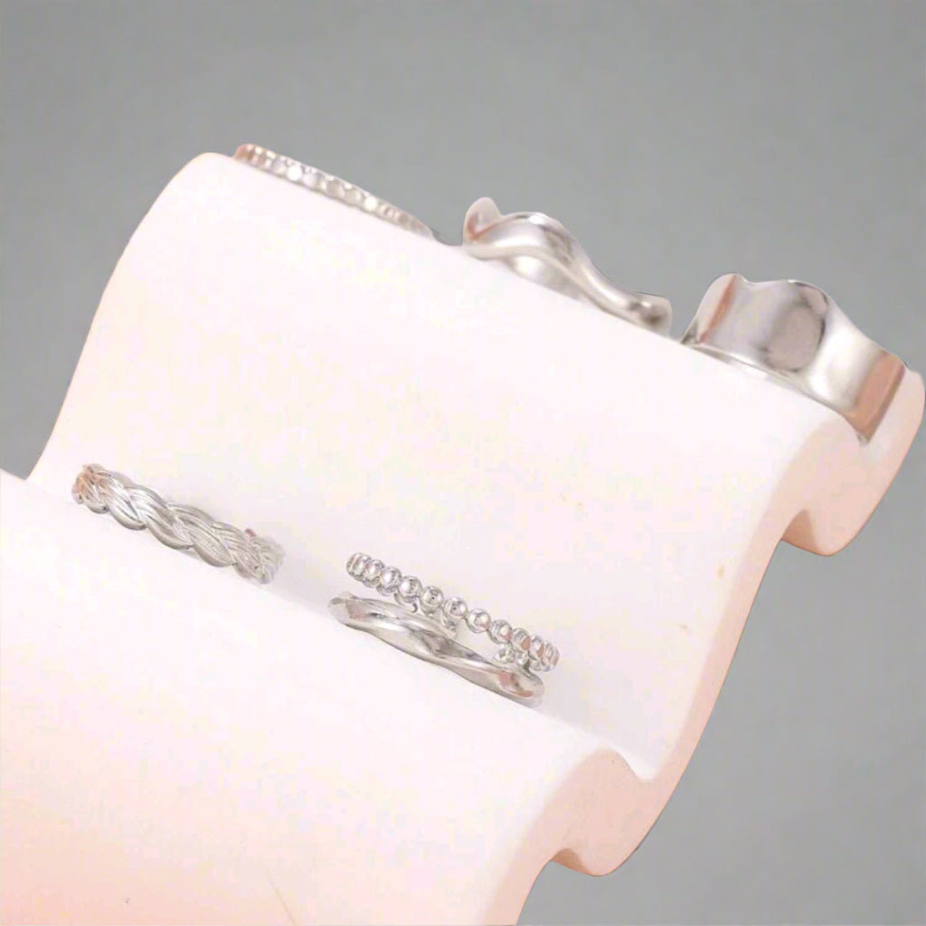 Silver ring set ii