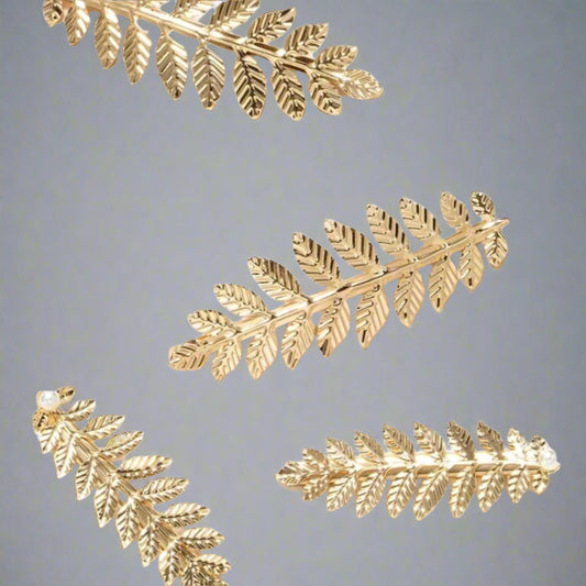 Hair clip leaf