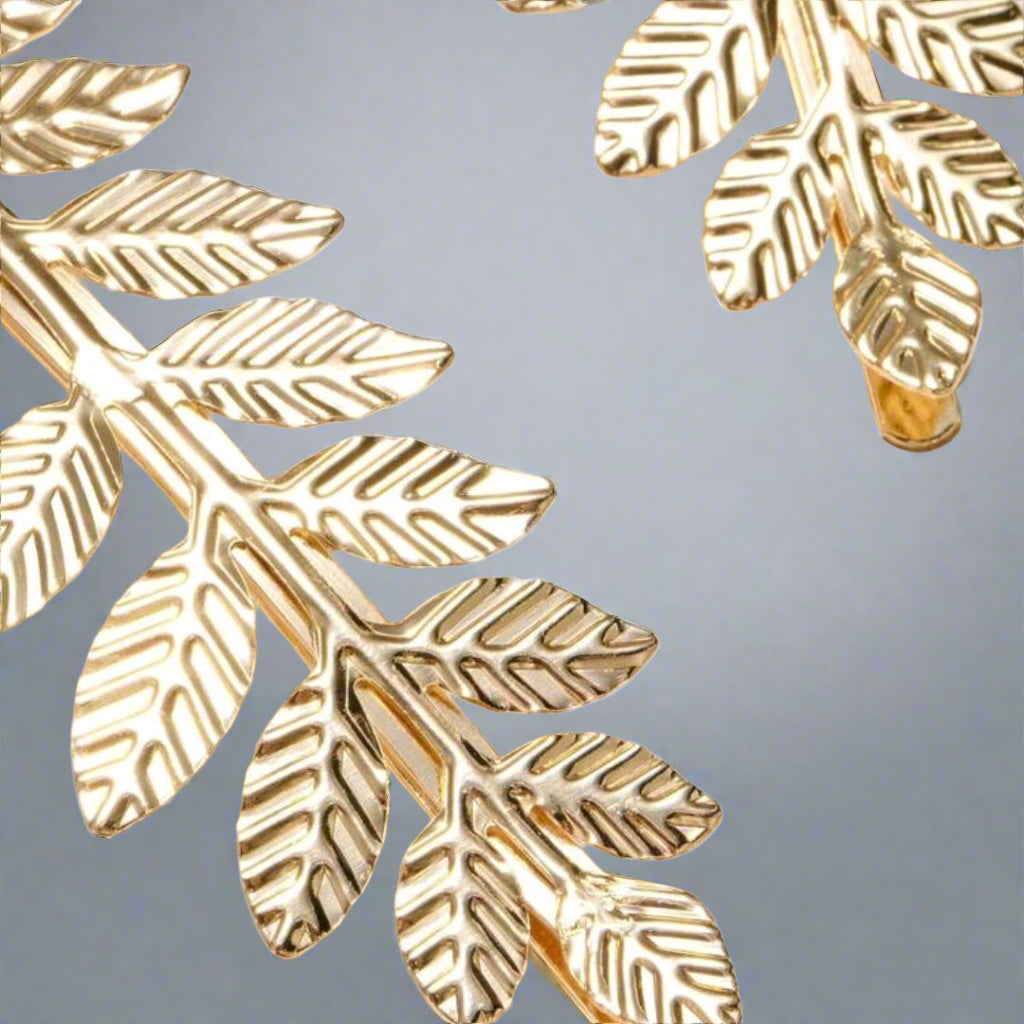 Hair clip leaf
