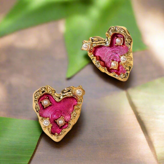 Heart earrings