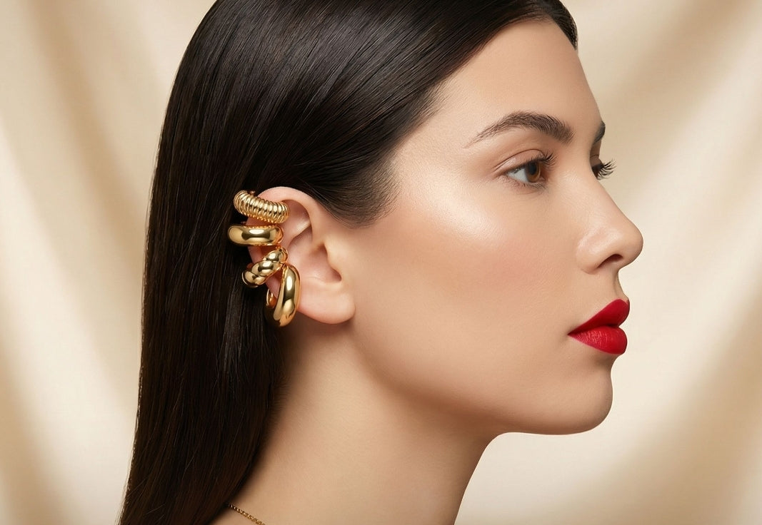 Chunky ear cuffs